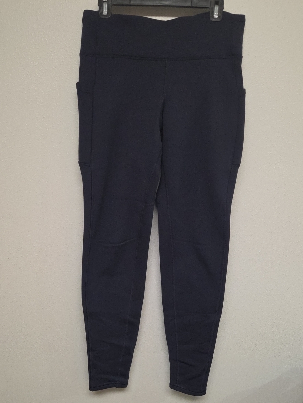 Athleta Dark Navy High-Rise Track Joggers